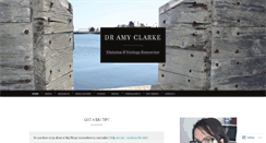 Desktop Screenshot of amyjclarke.com